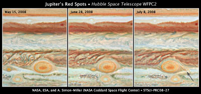 ̣֤Ѳ[NASA, ESA, A. Simon-Miller (Goddard Space Flight Center), N. Chanover (New Mexico State University), and G. Orton (Jet Propulsion Laboratory)])